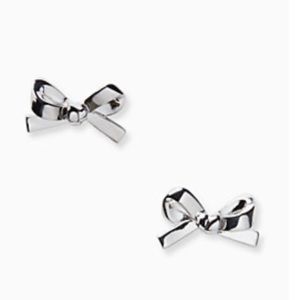 ♠️ Kate Spade ♠️ Bow Stud Earrings Color: Silver